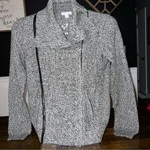 New York & Co | Marled Knit Zip Front Cardigan Sweater | Size: Large | Like New